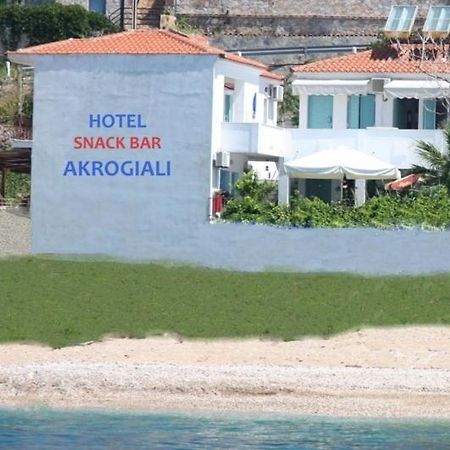 Akrogiali Hotel Plomari Buitenkant foto